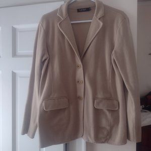 Ralph Lauren Khaki knit blazer